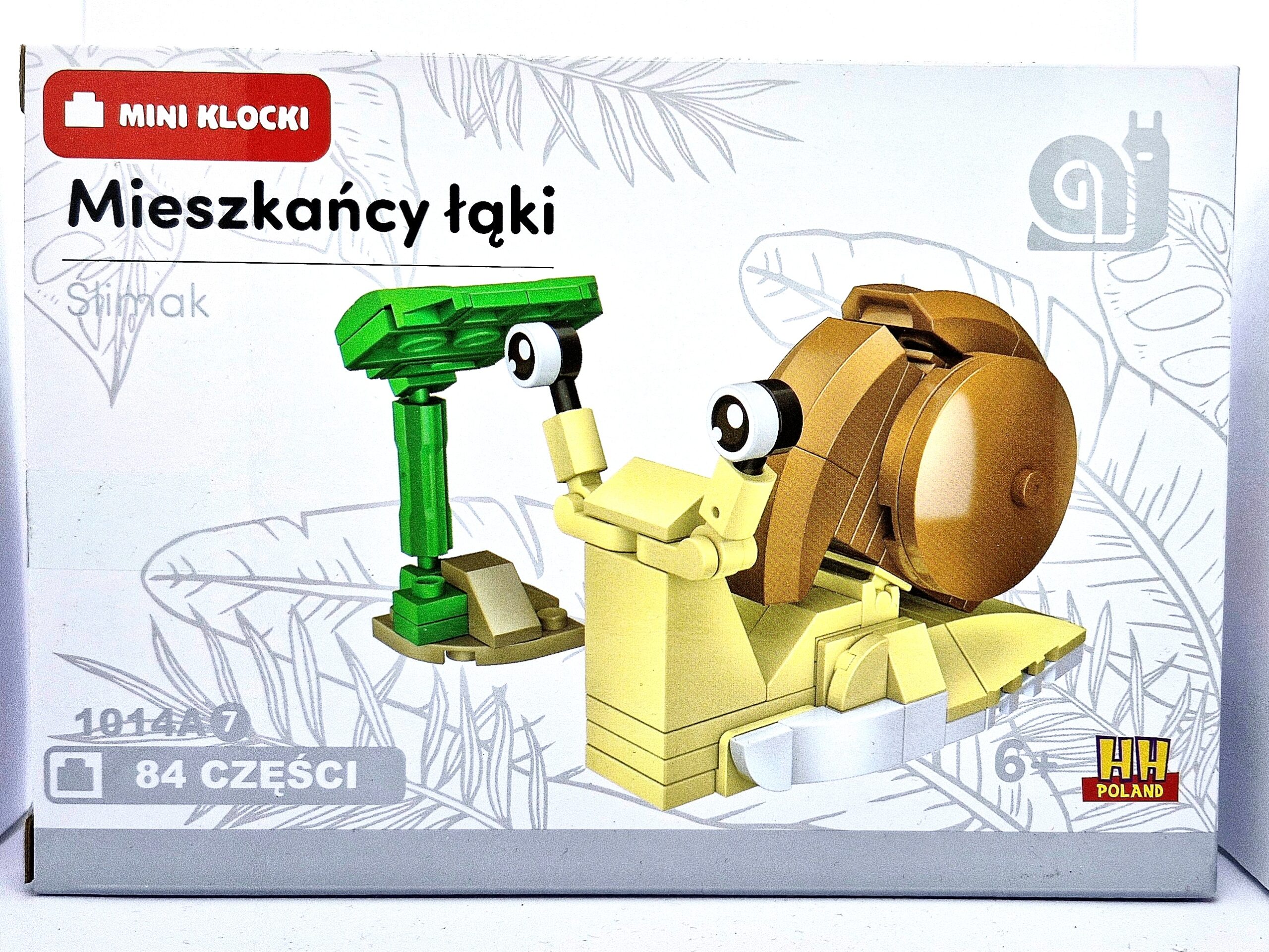 Klocki "Mieszkańcy Łąki" (7) ślimak - obrazek 3